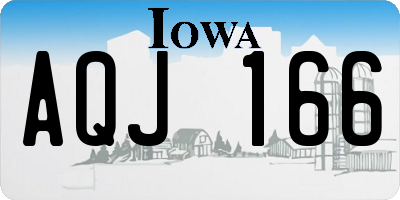 IA license plate AQJ166