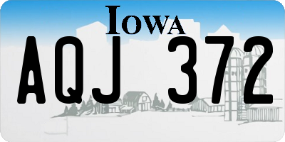 IA license plate AQJ372