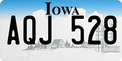 IA license plate AQJ528