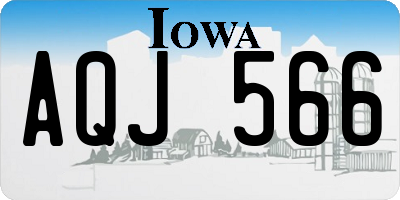 IA license plate AQJ566