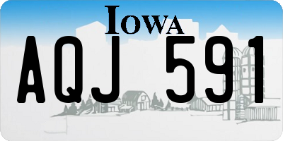 IA license plate AQJ591