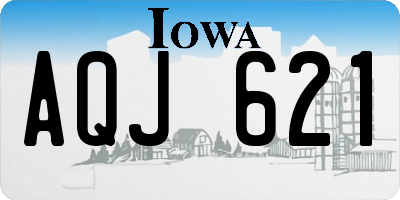 IA license plate AQJ621