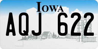 IA license plate AQJ622