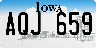 IA license plate AQJ659