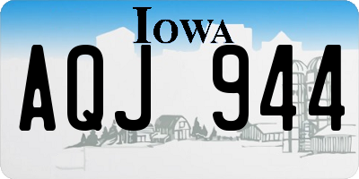 IA license plate AQJ944