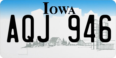IA license plate AQJ946