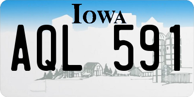 IA license plate AQL591