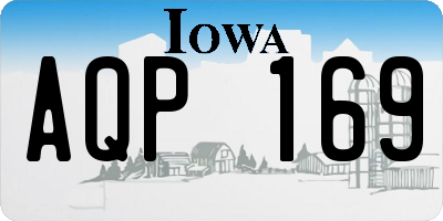 IA license plate AQP169