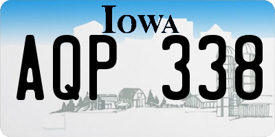 IA license plate AQP338