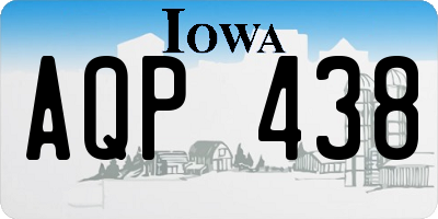 IA license plate AQP438