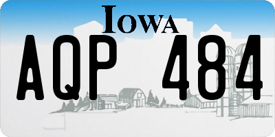 IA license plate AQP484