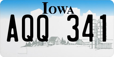 IA license plate AQQ341