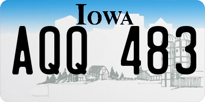 IA license plate AQQ483
