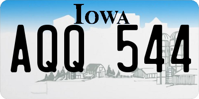 IA license plate AQQ544