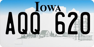 IA license plate AQQ620