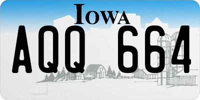 IA license plate AQQ664