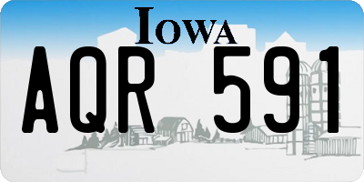 IA license plate AQR591