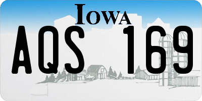IA license plate AQS169