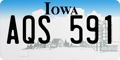 IA license plate AQS591
