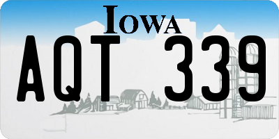 IA license plate AQT339