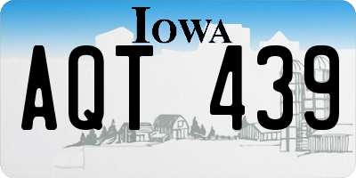 IA license plate AQT439