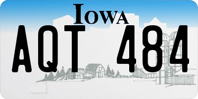 IA license plate AQT484