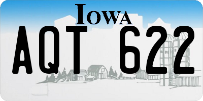 IA license plate AQT622