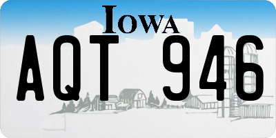IA license plate AQT946