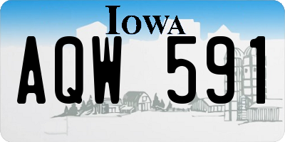 IA license plate AQW591