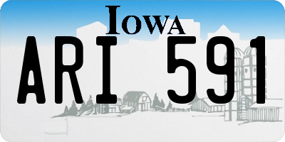 IA license plate ARI591