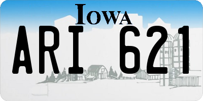 IA license plate ARI621