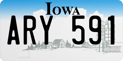 IA license plate ARY591