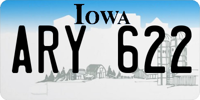 IA license plate ARY622