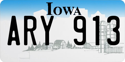 IA license plate ARY913