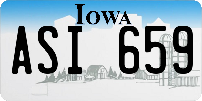 IA license plate ASI659