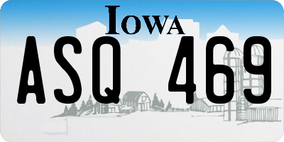 IA license plate ASQ469