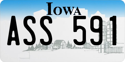 IA license plate ASS591