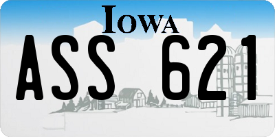 IA license plate ASS621