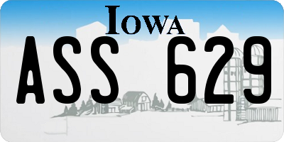 IA license plate ASS629