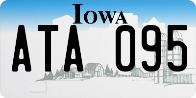 IA license plate ATA095