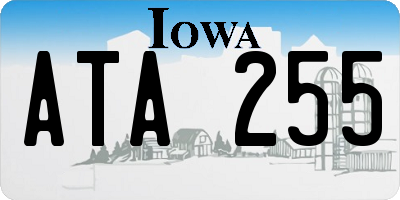 IA license plate ATA255