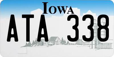 IA license plate ATA338