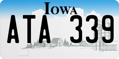 IA license plate ATA339