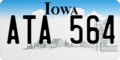 IA license plate ATA564