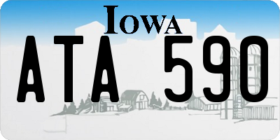 IA license plate ATA590