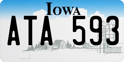 IA license plate ATA593