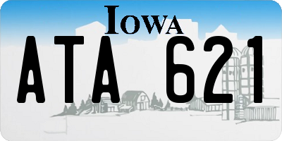 IA license plate ATA621