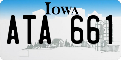 IA license plate ATA661