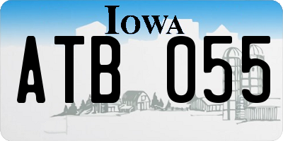 IA license plate ATB055