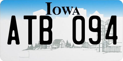 IA license plate ATB094